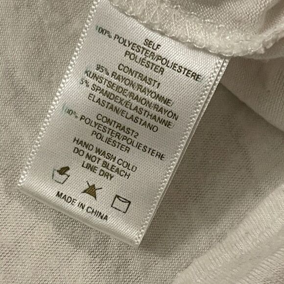 Anthropologie Sunday In‎ Brooklyn White Lace Flower Tank Top Sleeveless Small - Picture 7 of 9